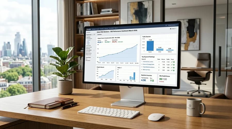 Responsive website design visual representation for Website Development for Accountants